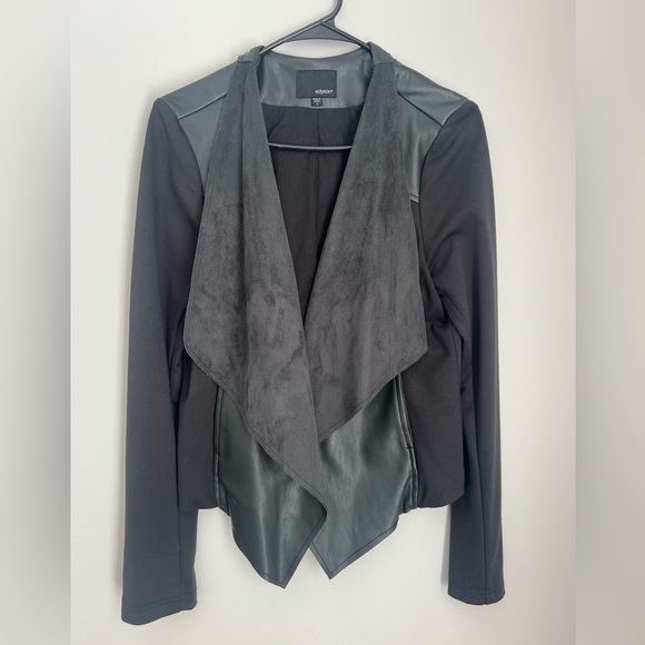 Kut From The Kloth - Maisha Ponte and Faux Leather Jacket in Black - Size L - Picture 3 of 13
